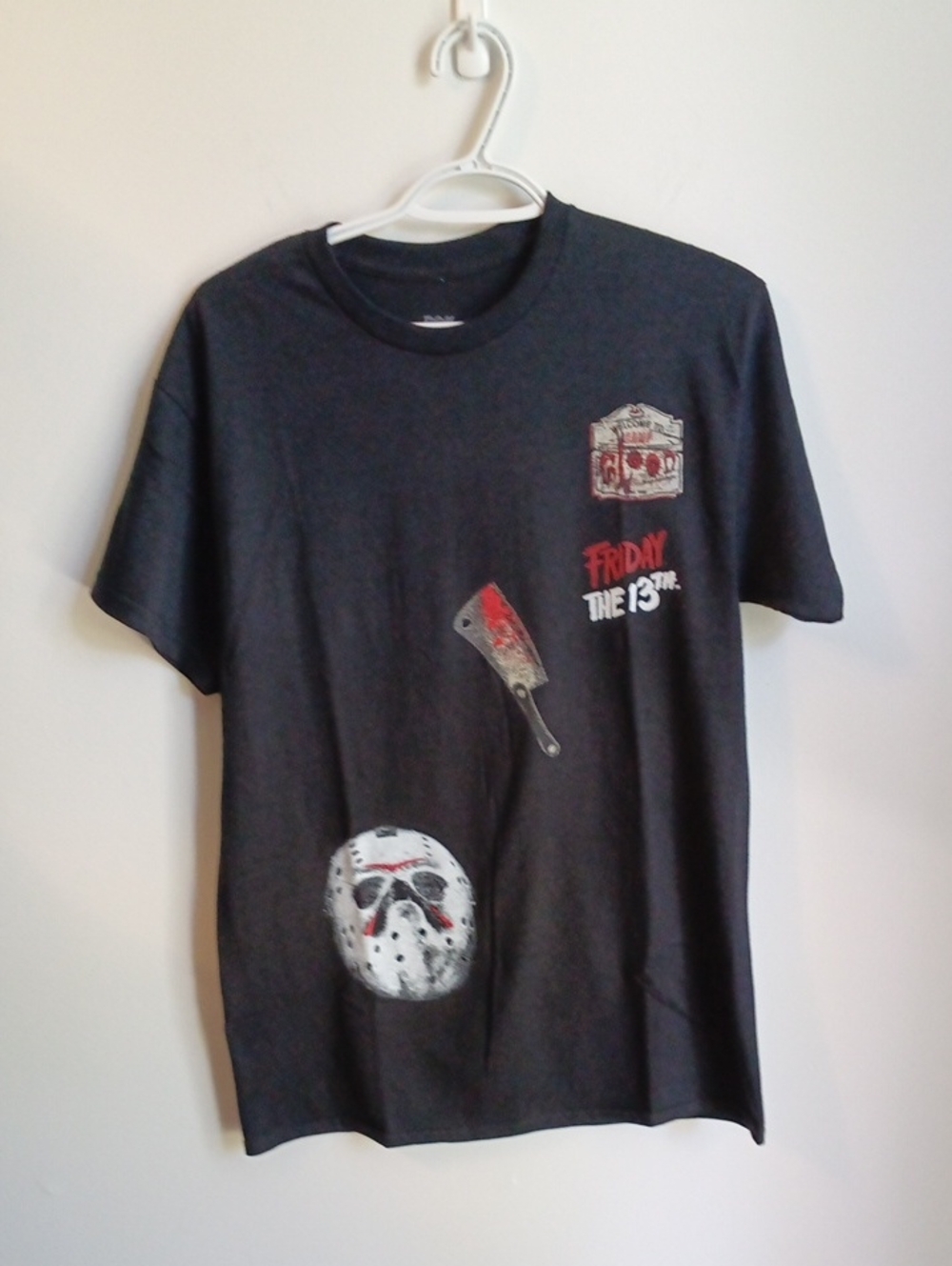 Friday the 13th Graphic Tee - Black with Red & White Accents DEADSTOCK medium